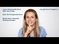 Quiz zur Video-Tutorial-Transkription