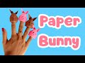 Easy Paper Bunny Finger Puppet | Cute DIY Easter Craft  