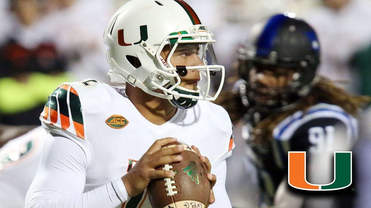Miami's Malik Rosier took field against ND after father had stroke