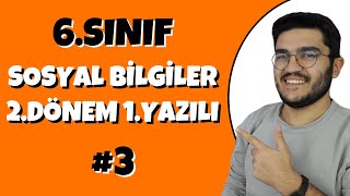 6.Sınıf Sosyal Bilgiler 2.Dönem 1.Yazılı