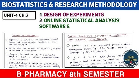 Design of Experiments, Online Statistical software