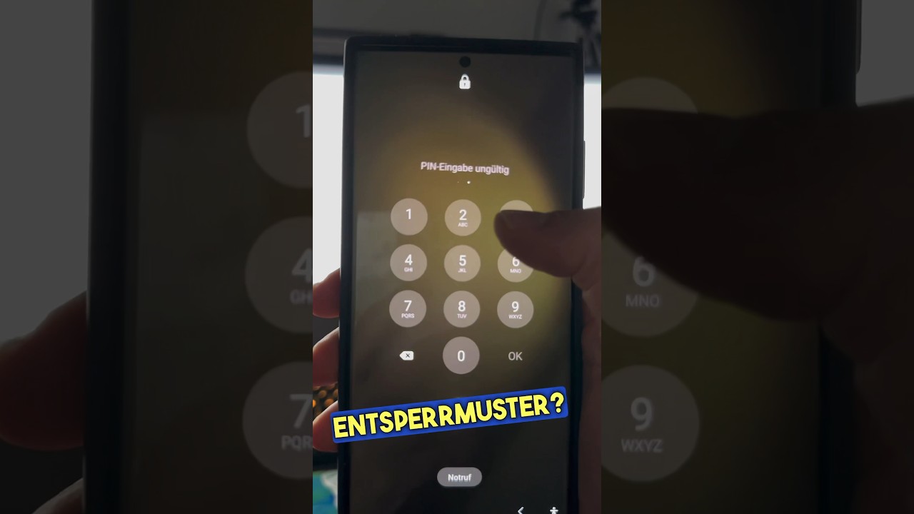 Hast du deinen Handy entsperrcode oder entsperrmuster vergessen? So