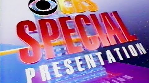 CBS Special Presentation Billboard 1992