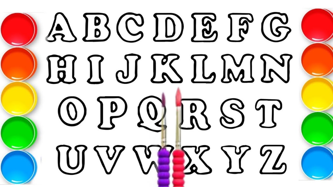 Draw and read the English alphabet#kidsvideos #alphabetdrawing ...