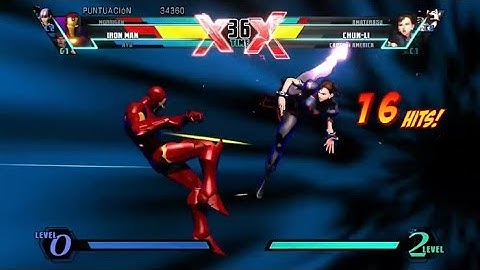 ULTIMATE MARVEL VS CAPCOM 3: Ryu, Morrigan, Iron-Man - (Arcade Mode Very Hard) | Playthrough