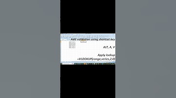 ExcelValidation& lookup #exceltech #exceltips #excelworld #exceltricks #exceltutorial #msofficeexcel