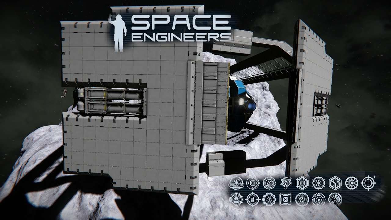 Space Engineers - Asteroid Base Museum Shipyard - Vol. 1 - YouTube