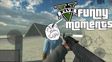 FUNNY MOMENT ON GTA V MOBILE (UNITY) #1