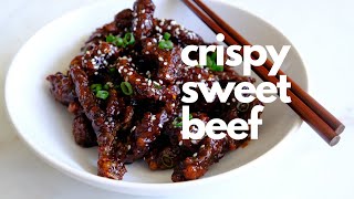 SWEET AND CRISPY BEEF | HOME TAKE OUT MEALS | EASY RAMADAN, QUARANTINE RECIPES | ILHAN. A