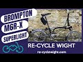 Brompton M6L-X M6R-X Superlight 6 speed Titanium Forks + Rear