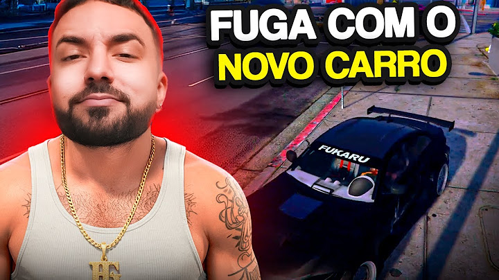 FIZ A FUGA DA POLICIA COM O NOVO CARRO !