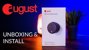 The NEW August Wi Fi Smartlock 2020 - Unboxing and Install - Is this the BEST Smartlock yet?