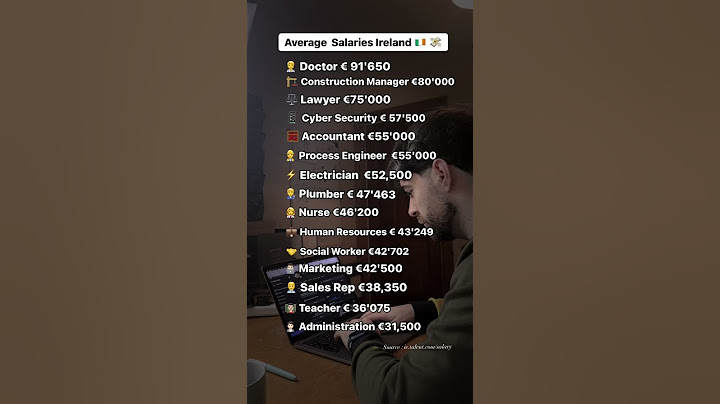 Average Salaries Ireland 🇮🇪 #marketingshorts #jobsshorts #careershorts #irishcreators #salary