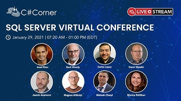 SQL Server Virtual Conference - Day 1 (First Half)