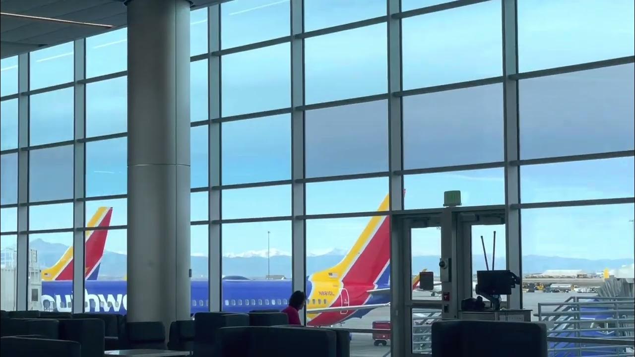 Denver International Airport Southwest Terminal C Walk YouTube