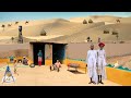 Traditional desert village life in pakistan  cholistan desert  mud house  primitive life