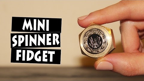 DIY Mini Hand Spinner Fidget Toy