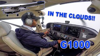 FLYING IFR IN A C-172S G1000 | IMC | ILS RWY 22 APPROACH | BLUE GRASS AIRPORT | FLIGHT VLOG