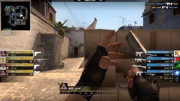 goldP perfect 1v5 clutch ace with desert eagle