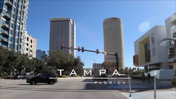 International Plaza and Bay Street in Tampa Florida Walking Tour 4K