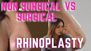 Non Surgical Rhinoplasty Vs Surgical Rhinoplasty | Nose Job or Nose Dermal Fillers