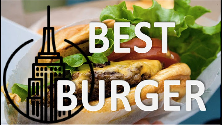 LA MEJOR HAMBURGUESA DE NUEVA YORK