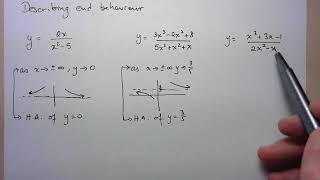 MHF4U Describing End Behaviour of Rationals