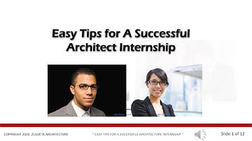 Easy Tips for A Succesful Architect Internship by Zulueta Architecture