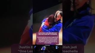 Justin Bieber pilih Billie Eilish jadi “One Less Lonely Girl” di Coachella #justinbieber #coachella