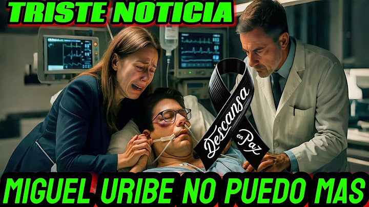 Sad news! Miguel Uribe couldn't take it anymore, and these were the doctor's last words.