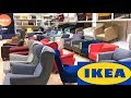 IKEA FURNITURE ARMCHAIRS CHAIRS OTTOMANS SHOP WITH ME SHOPPING STORE WALK THROUGH 4K