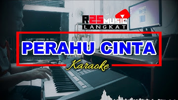 KARAOKE PERAHU CINTA | NADA CEWEK | R25 MUSIC LANGKAT | TRIO SIMENSTAR