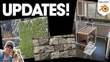 Blender Add On News and UPDATES #5 (Room Scanning, Procedural Materials, Wall Generator)