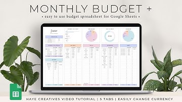 Monthly Budget + Spreadsheet (UPDATED: Latest spreadsheet & video linked in description)