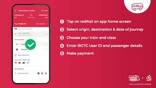 How to book a train ticket on redRail by redBus 