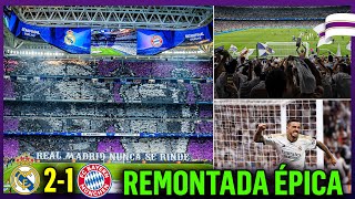 🔥 ASÍ se VIVIÓ OTRA NOCHE MÁGICA en el SANTIAGO BERNABÉU! NOS VAMOS a LA FINAL en WEMBLEY