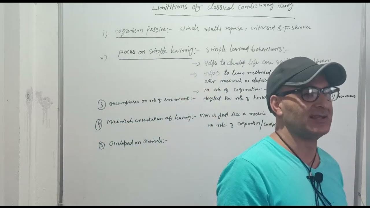 Limitations Of Classical Conditioning