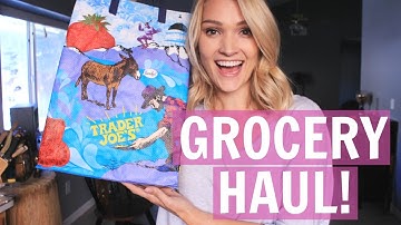TRADER JOES GROCERY HAUL & TASTE TEST!