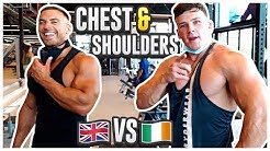 An Englishman & An Irishman Walk Into A Gym... | Full Chest & Shoulder Workout