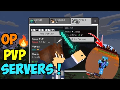 Best PvP Servers For Minecraft Pe | PvP practice Servers For Minecraft
