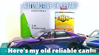 Here's my opinion about using Automotive 2K clear! 12 years later and still going!