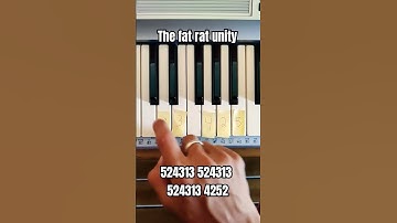The fat rat unity piano right hand