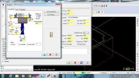 TUTORIAL CARA MENGGUNAKAN TOOLPATH CONTOUR DI MASTERCAM X5