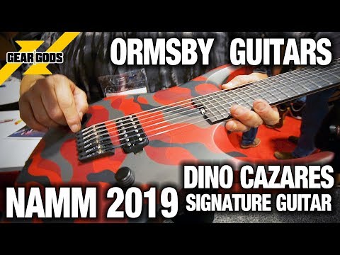 NAMM 2019 - ORMSBY GUITARS New Signature DINO CAZARES Guitar | GEAR GODS