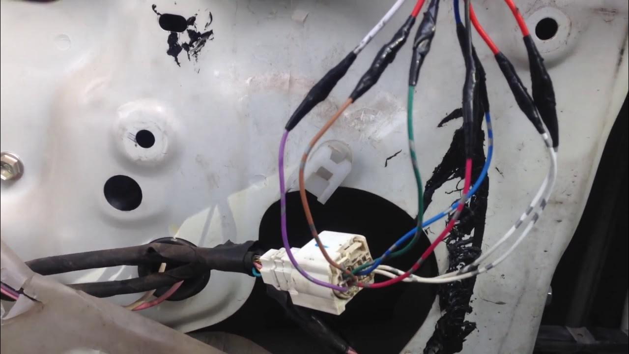 how to replace side view mirror toyota camry wiring diagram - YouTube