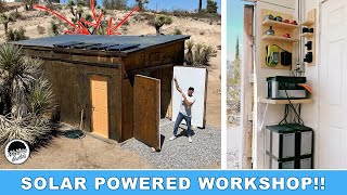 DIY SOLAR POWERED WORKSHOP | MODERN BUILDS x GOAL ZERO