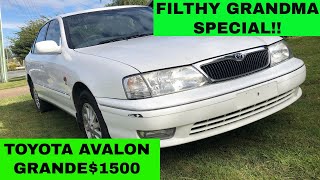 I bought a $1500 Toyota Avalon  Grande that is filthy for $1500