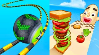 Satisfying Mobile Games ... Sandwich Run, Sandwich Runner, Tall Man Run, Juice Run, Ball Run 2048