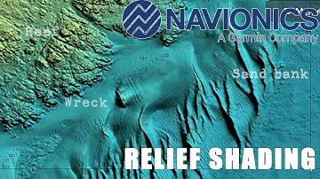 Navionics Relief Shading - how to set up and find fishing hotspots on app and fishfinder