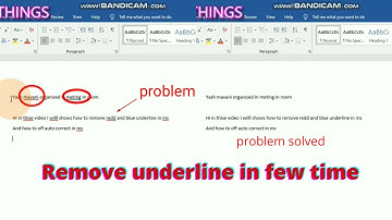 how to remove underline in microsoft word | Remove underline in MS WORD